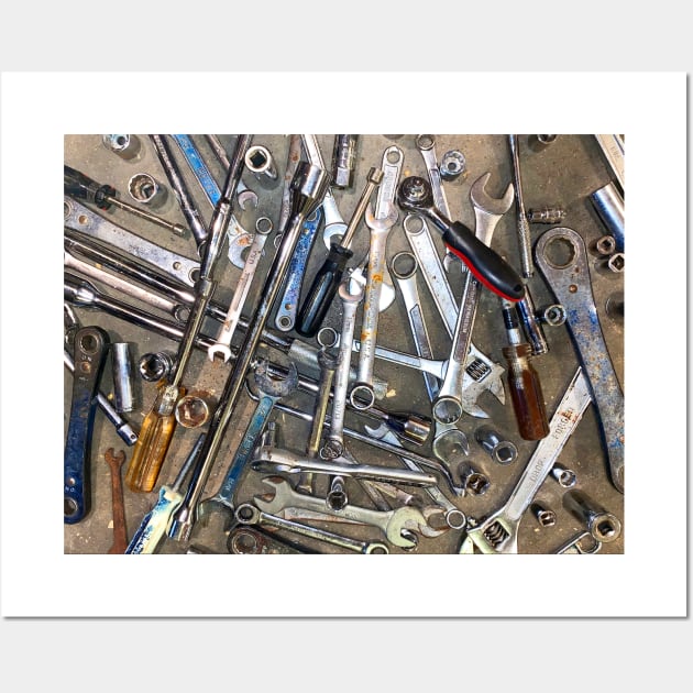 Wrenches Wall Art by Zodiart